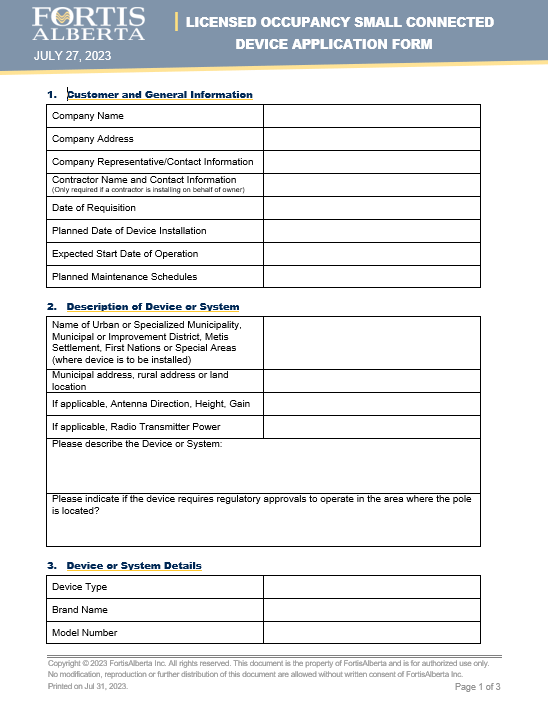 Licensed Occupancy Small Connected Device Application Form_