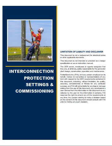 Interconnection Protection Settings & Commissioning (IPSC)