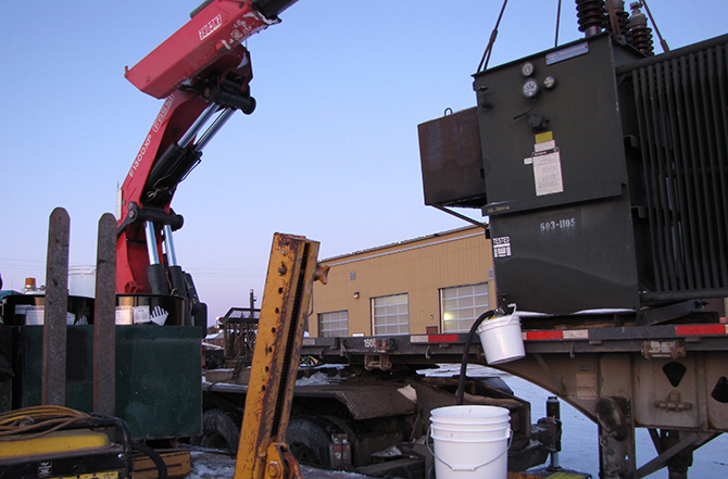 Removing Transformer Oil Removing Transformer Oil