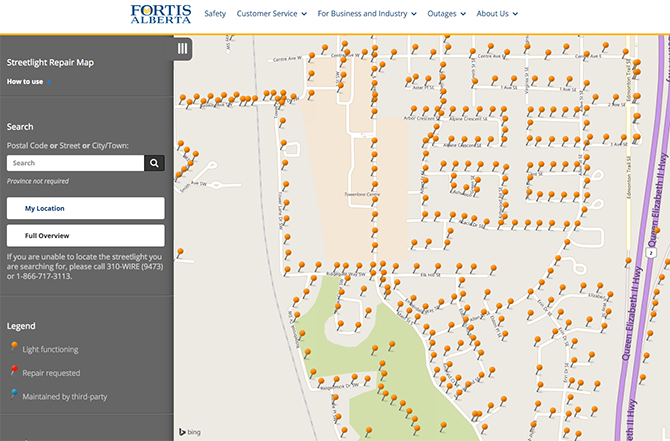 Streetlight-Repair-Map