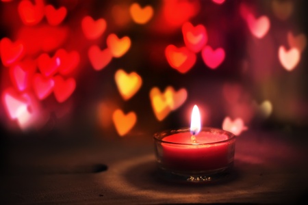 valentines candle