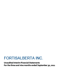 2011 September Financial Statements