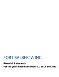 2014 December Financial Statements