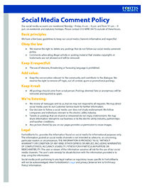 Social Media Guidelines